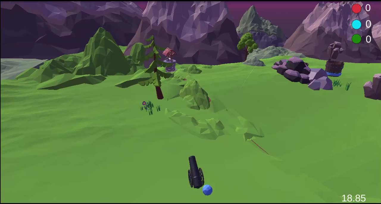 Fill gameplay round with multiple baskets as memory targets