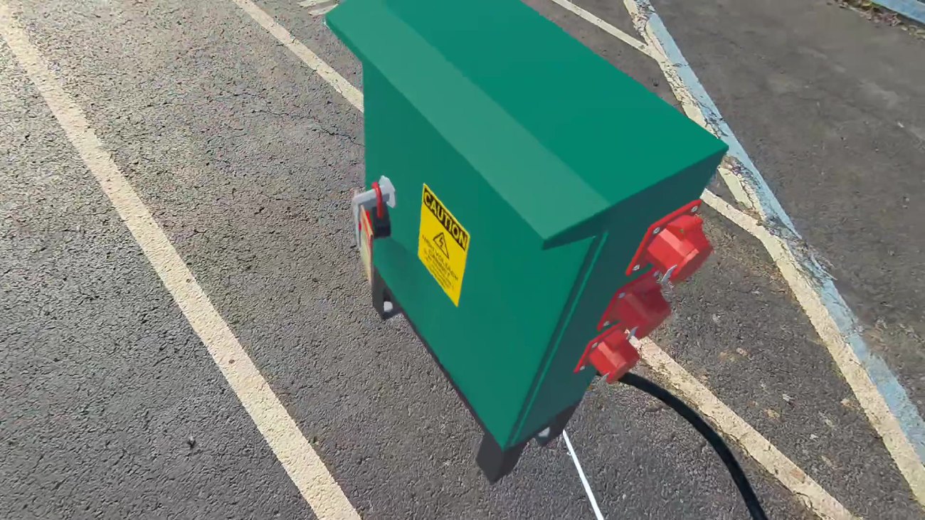 Completion state after the lockout tagout workflow is finished